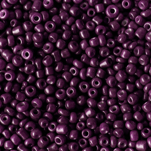Rocailles 2mm aubergine purple, 10 gram